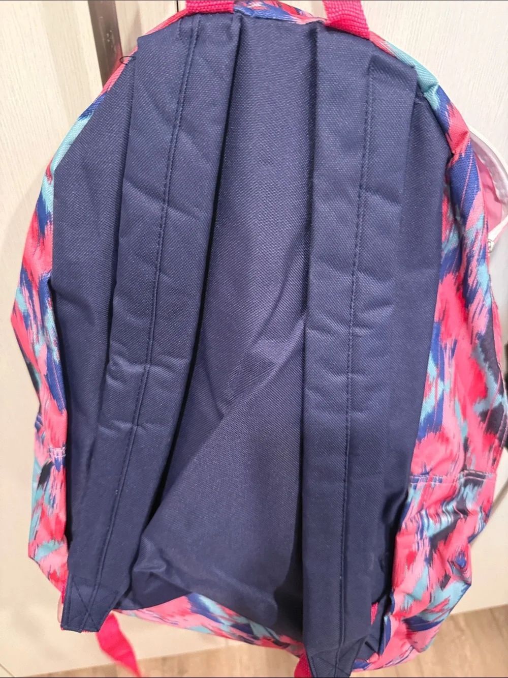 Printed Pink Multi-Color Kids Backpack - Picture 5 of 5